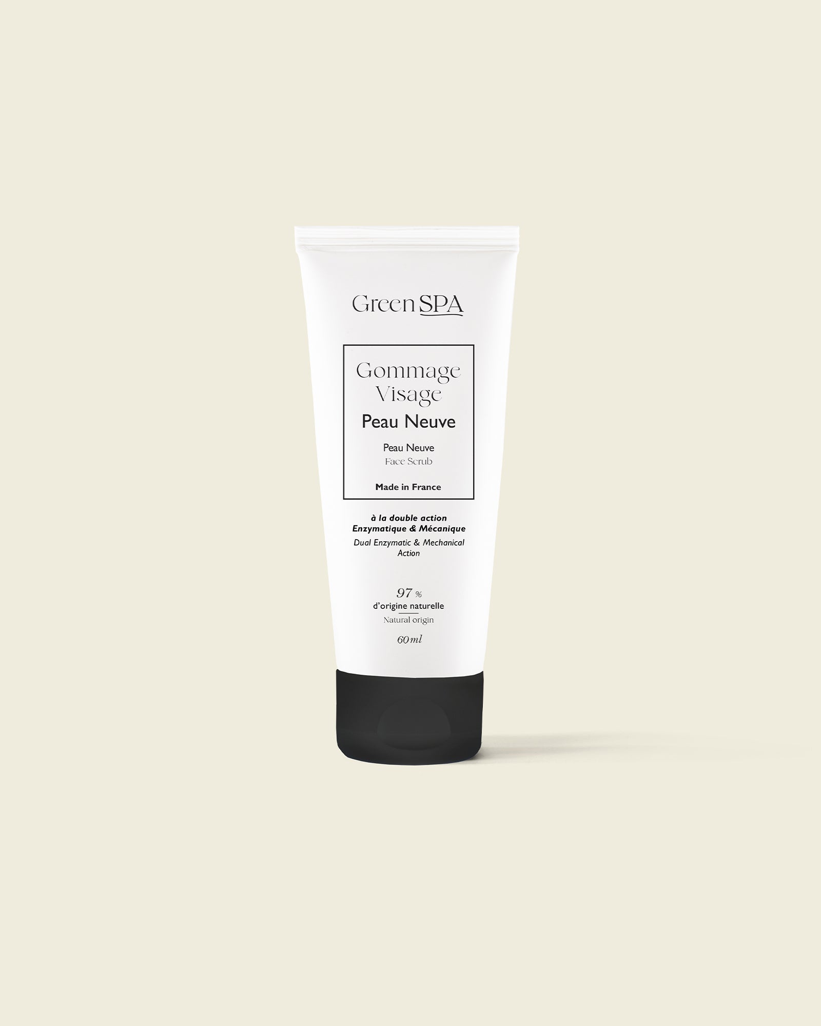 Viso -scrub per il viso in pelle